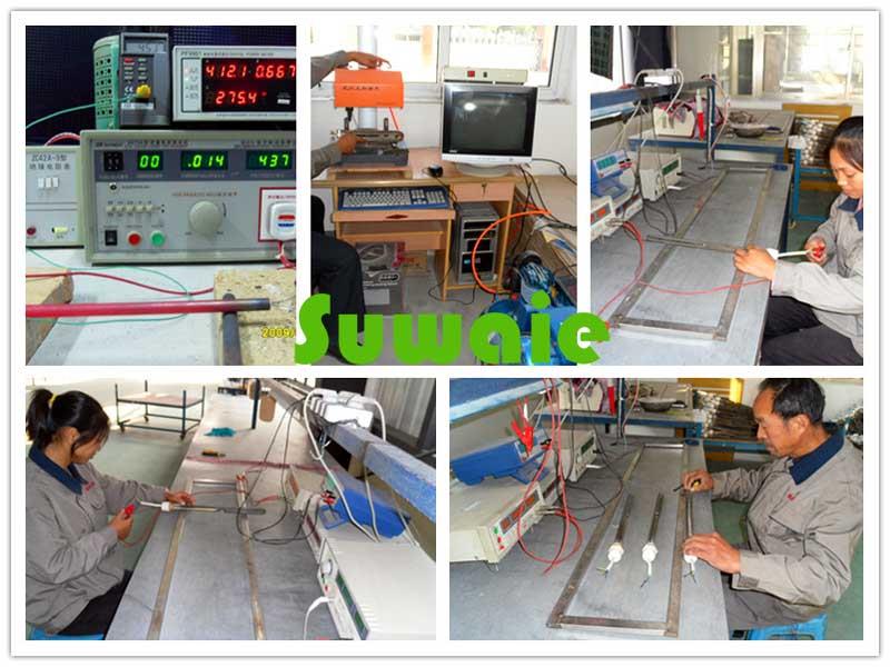 Micro Tubular Coil Heater With J Type Thermocouple test